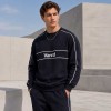 Custom Piping Crewneck Sweatshirt With Logo