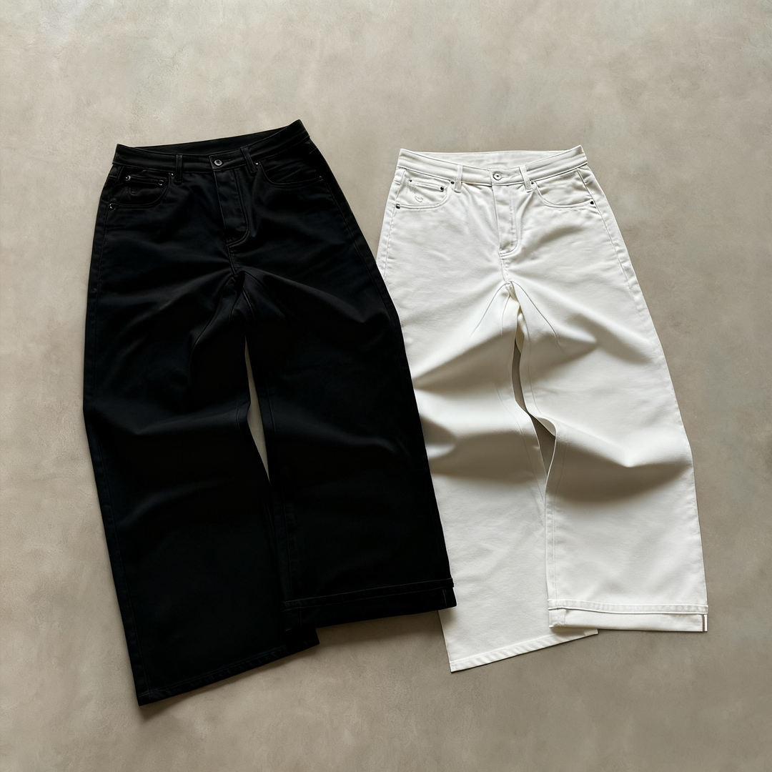 Custom Baggy Chino Pants With Side Stripe