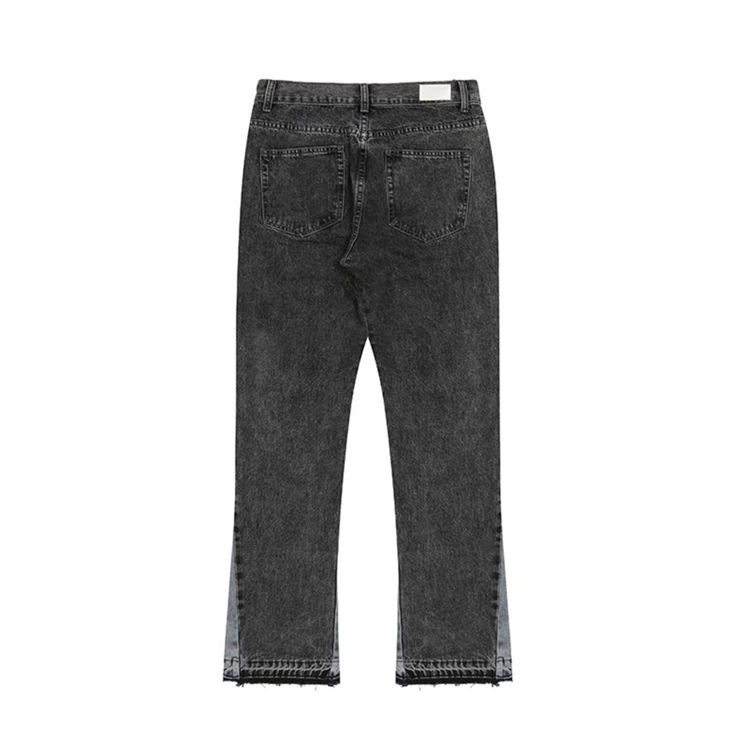Custom Vintage Grey Wash Baggy Fit Jeans