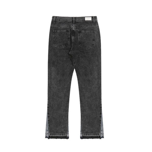 Custom Vintage Grey Wash Baggy Fit Jeans