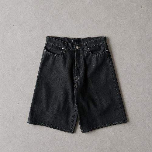 Custom Vintage Wash Baggy Denim Shorts