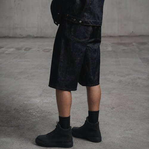 Custom Vintage Wash Baggy Denim Shorts