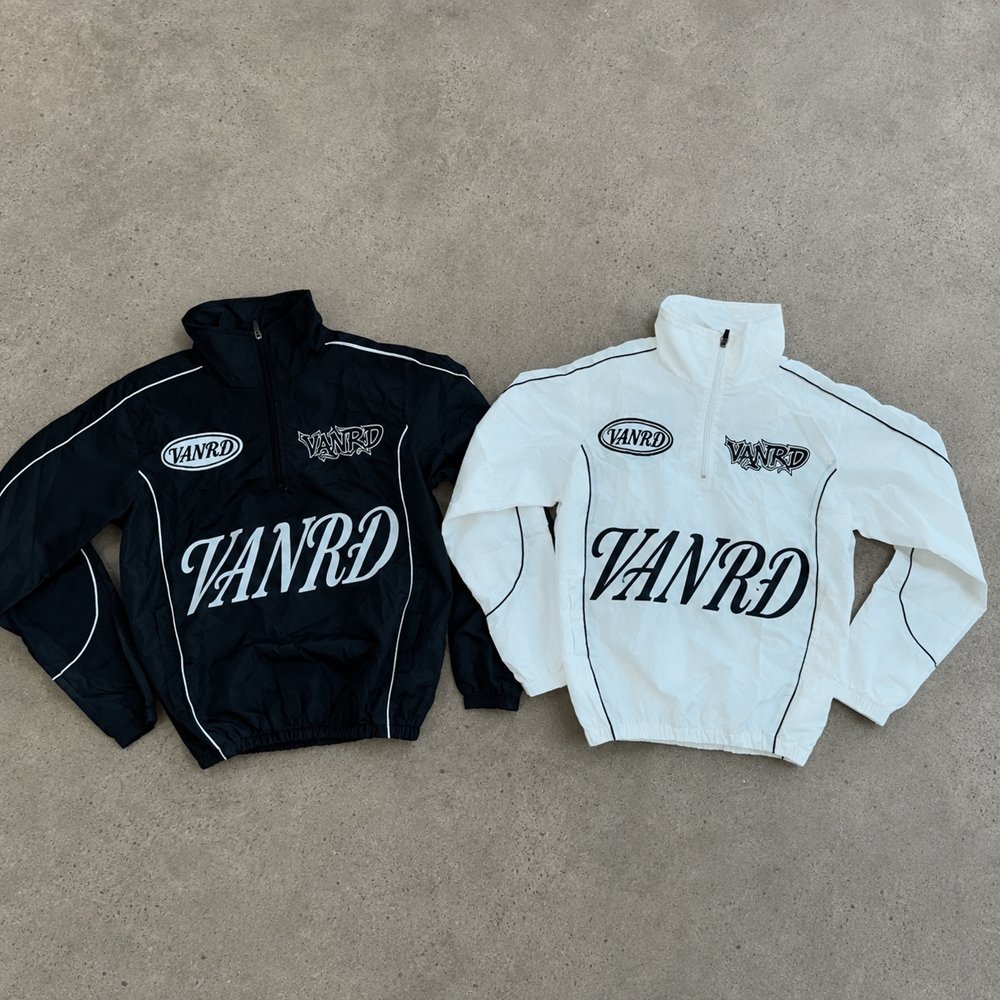 Custom Contrast Logo Nylon Tracksuit Set