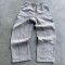 Purple Rhinestone Embellished Sweatpants