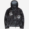 Black Heat-Reactive Thermochromic Hooded Jacket