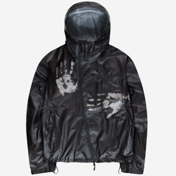 Black Heat-Reactive Thermochromic Hooded Jacket