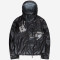Black Heat-Reactive Thermochromic Hooded Jacket