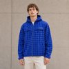 Royal Blue and Mustard Yellow Plaid Zip-Up Hoodie