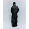 Black Washed Denim Jacket and Cargo Pants Set
