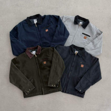 Navy Canvas Chore Jacket