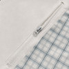 Custom White Windowpane Plaid Hooded Windbreaker Jacket