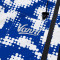 Custom Blue Splash Print Hooded Anorak Windbreaker Jacket