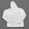 Custom White Windowpane Plaid Hooded Windbreaker Jacket