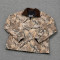Custom Reversible Work Jacket Navy Canvas and Camo Print