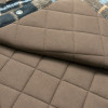 Custom Brown Plaid Flannel Shacket Quilted Lined Jacket