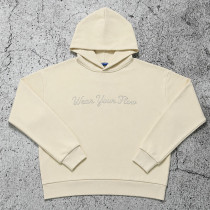 Custom Cream Oversized Pullover Hoodie for Streetwear