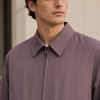Custom Purple Lightweight Coach Jacket with Flap Pockets