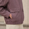 Custom Purple Lightweight Coach Jacket with Flap Pockets