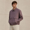 Custom Purple Lightweight Coach Jacket with Flap Pockets