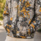 Custom Hunting Camo Print Sherpa Fleece Hooded Full Zip Hoodie