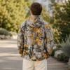 Custom Hunting Camo Print Sherpa Fleece Hooded Full Zip Hoodie
