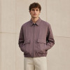 Custom Purple Lightweight Coach Jacket with Flap Pockets