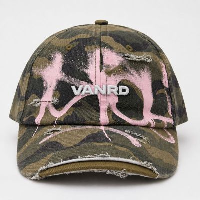 Camo Graffiti Distressed Dad Hat