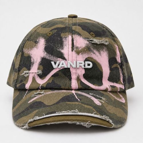 Camo Graffiti Distressed Dad Hat