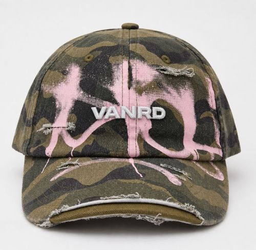 Camo Graffiti Distressed Dad Hat
