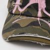Camo Graffiti Distressed Dad Hat