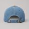 Vintage Washed Denim Dad Hat with Suede Bill