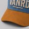 Vintage Washed Denim Dad Hat with Suede Bill