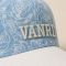 Rose All-Over Print Denim Baseball Cap