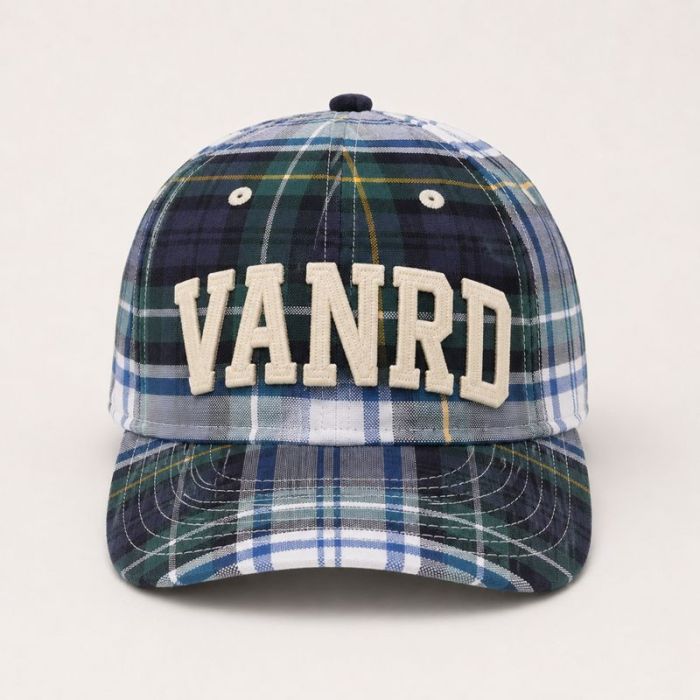 Plaid Patchwork Cotton Dad Hat