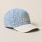 Rose All-Over Print Denim Baseball Cap