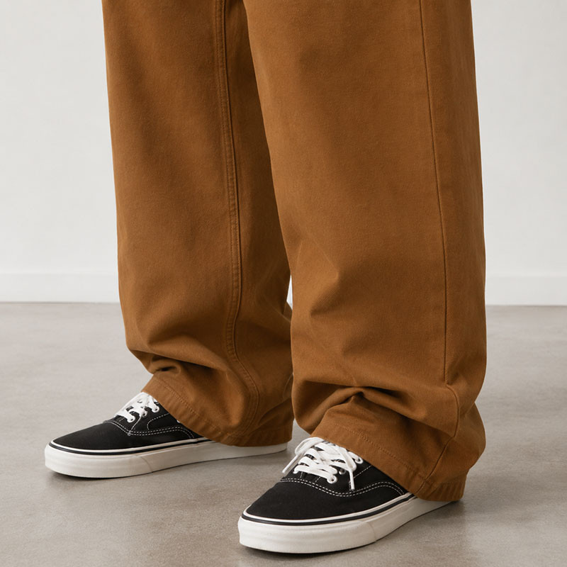Custom Tan Baggy Chino Work Pants