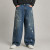 Custom Paint Splash Baggy Denim Jeans