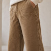 Custom Washed Whipcord Straight Leg Pants