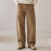 Custom Washed Whipcord Straight Leg Pants