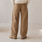 Custom Washed Whipcord Straight Leg Pants