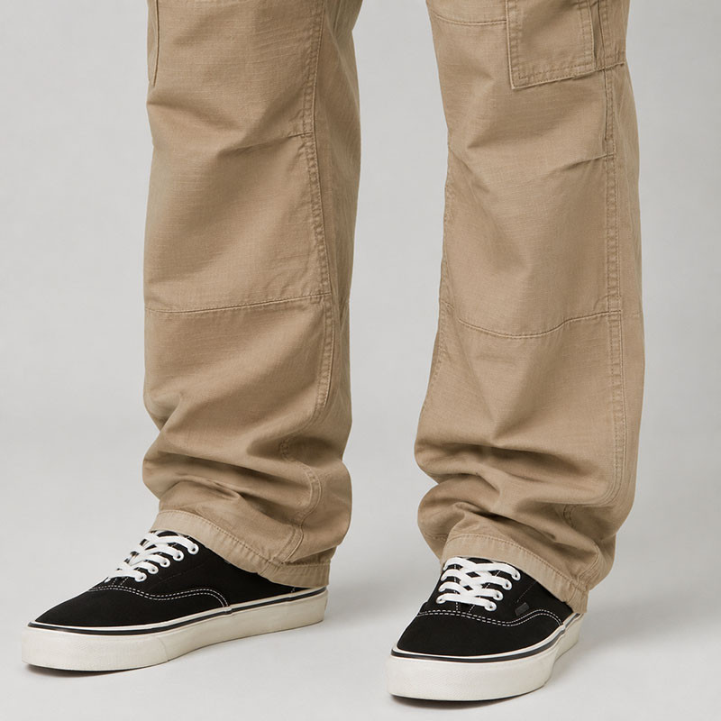 Custom Khaki Patchwork Cargo Pants