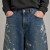 Custom Paint Splash Baggy Denim Jeans