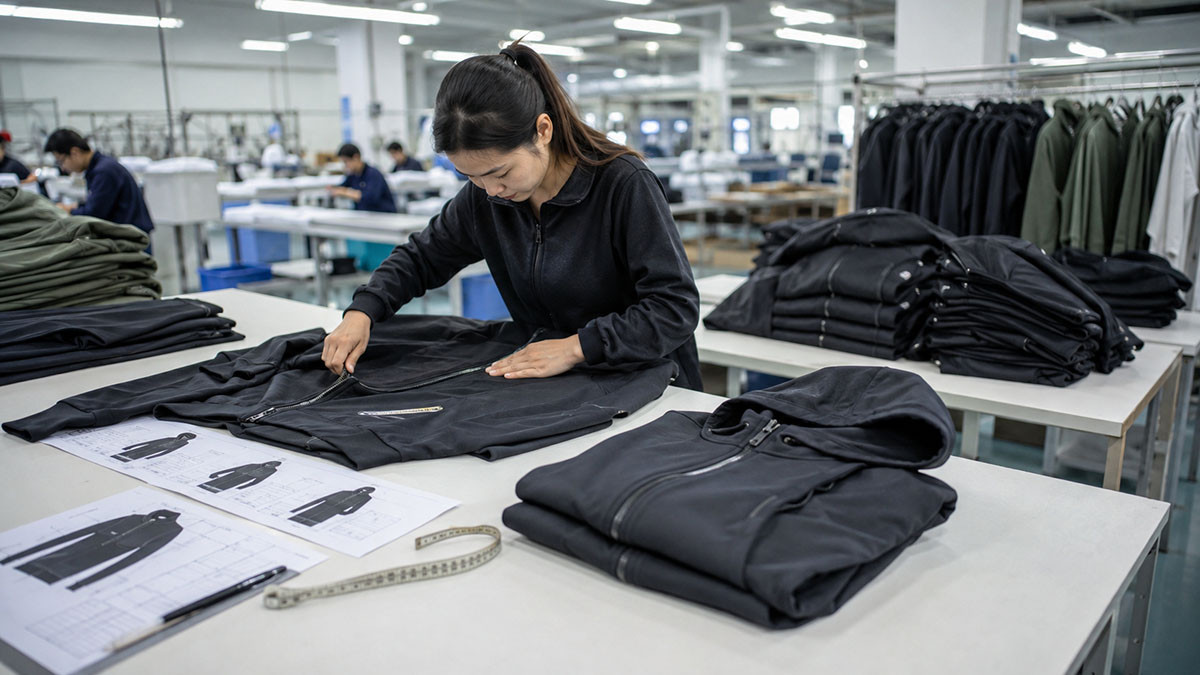 Streetwear bulk production quality control for custom apparel manufacturing