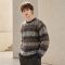 Custom Fair Isle Jacquard Pattern Crewneck Knit Sweater