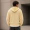 Custom Mesh Knit Zip Up Hooded Cardigan Sweater