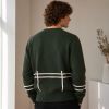 Custom Horse Motif Button Up Knit Cardigan Sweater
