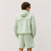 Custom Mint Green Utility Hooded Jacket and Shorts Set