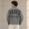 Custom Faded Grey Rose Embroidery Vintage Work Jacket