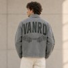 Custom Faded Grey Rose Embroidery Vintage Work Jacket