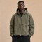 Custom Black Hooded Anorak Windbreaker Jacket